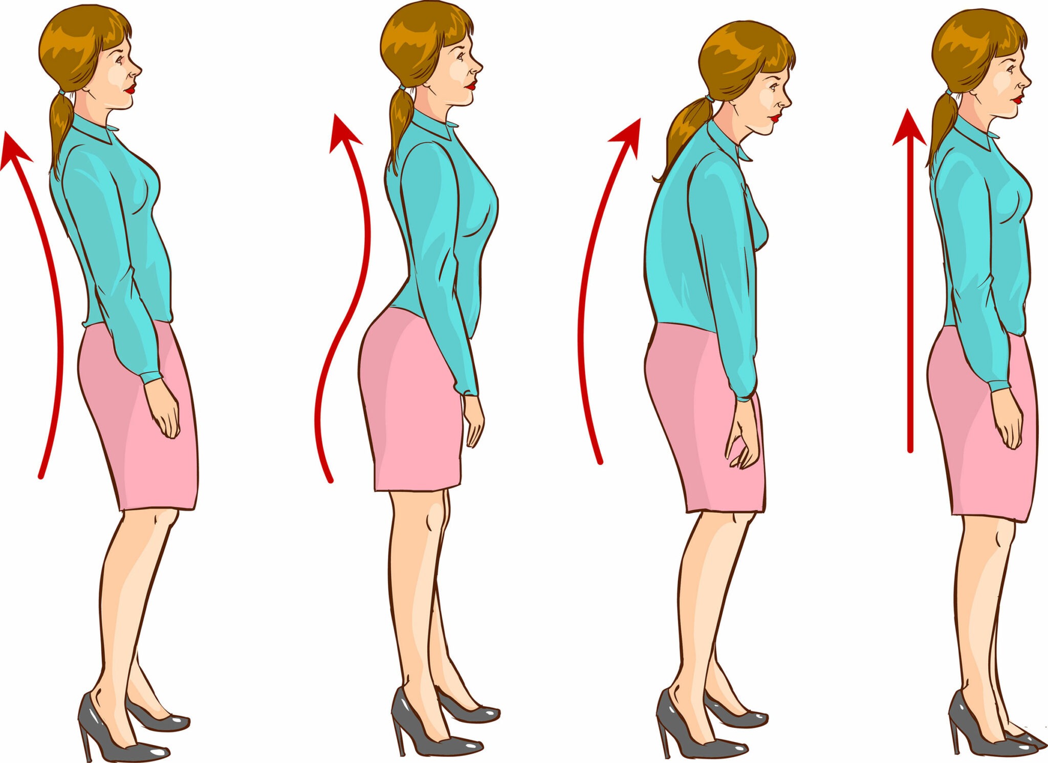 Standing position women